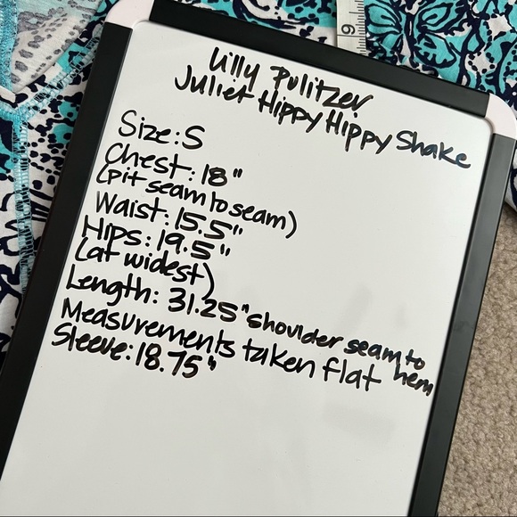 Lilly Pulitzer Juliet Hippy Hippy Shake Dress Shorely Blue - Picture 7 of 7